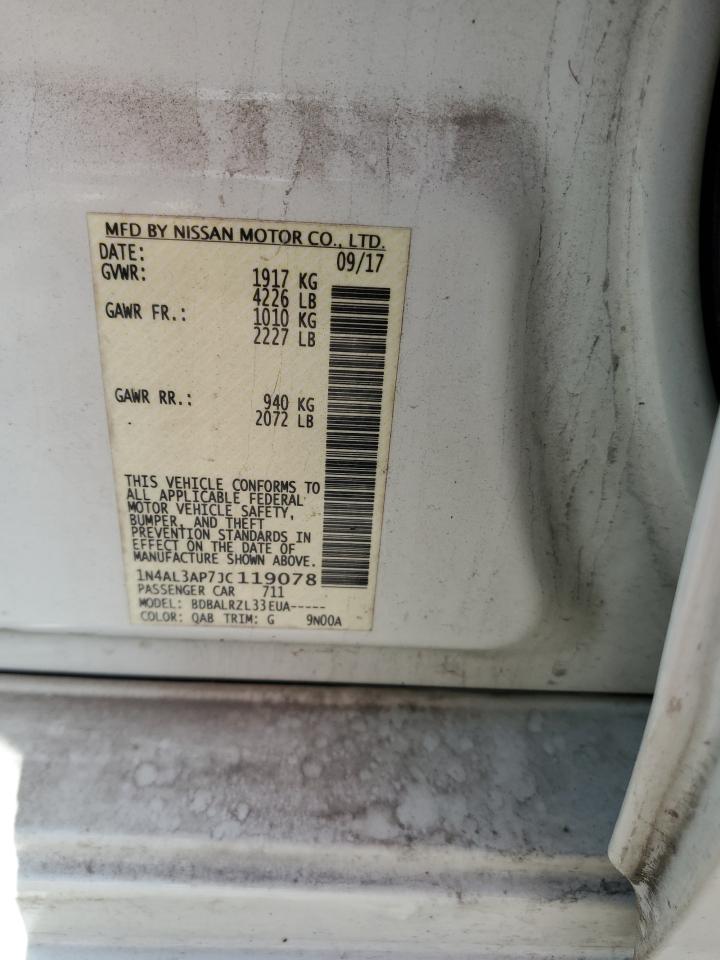1N4AL3AP7JC119078 NISSAN ALTIMA 2018