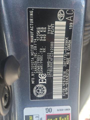 2015 TOYOTA COROLLA L  