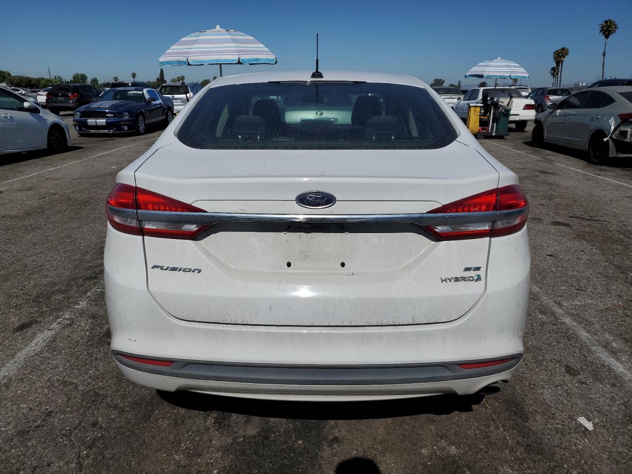 2017 Ford Fusion Se Hybrid VIN: 3FA6P0LU9HR381403 Lot: 62651445