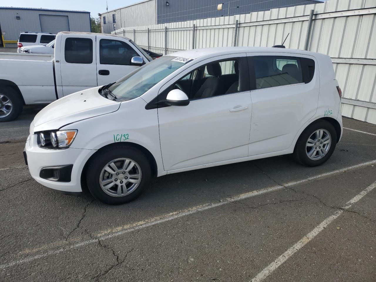 2016 Chevrolet Sonic Lt na sprzedaż w Vallejo, CA - Rear End