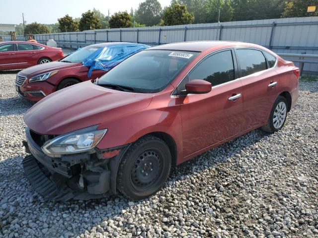  NISSAN SENTRA 2017 Червоний