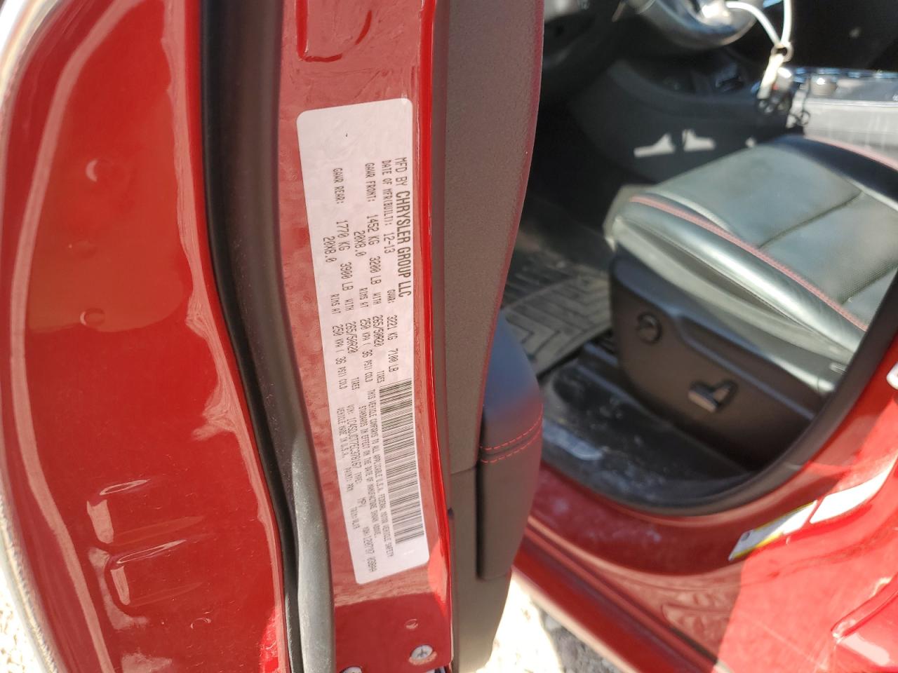 2014 Dodge Durango R/T VIN: 1C4SDJCT7EC378167 Lot: 62025655