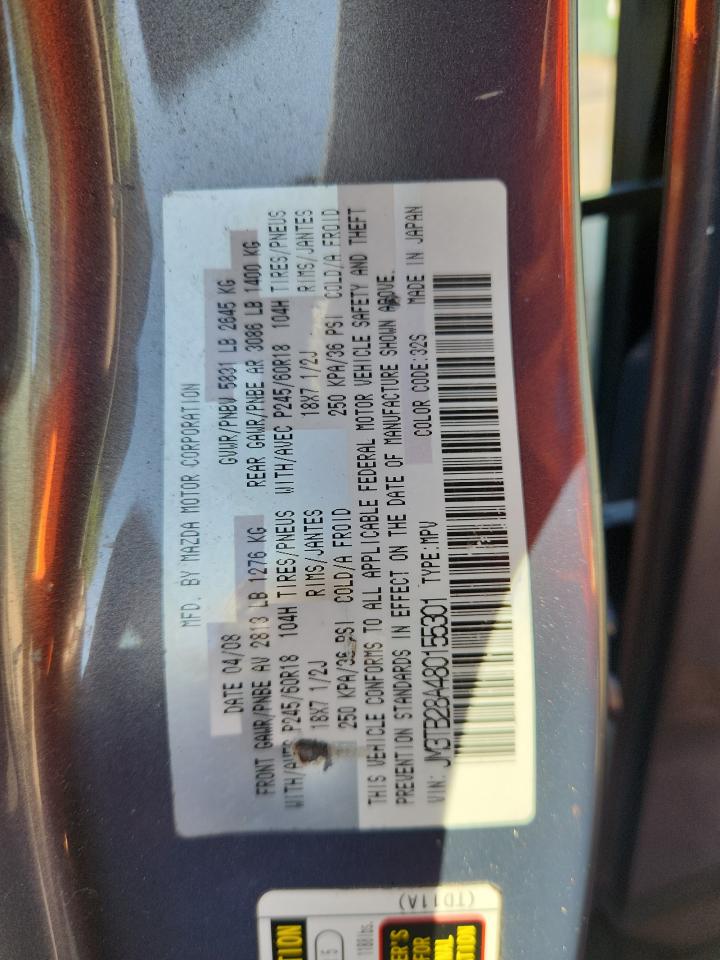2008 Mazda Cx-9 VIN: JM3TB28A480155301 Lot: 59200505