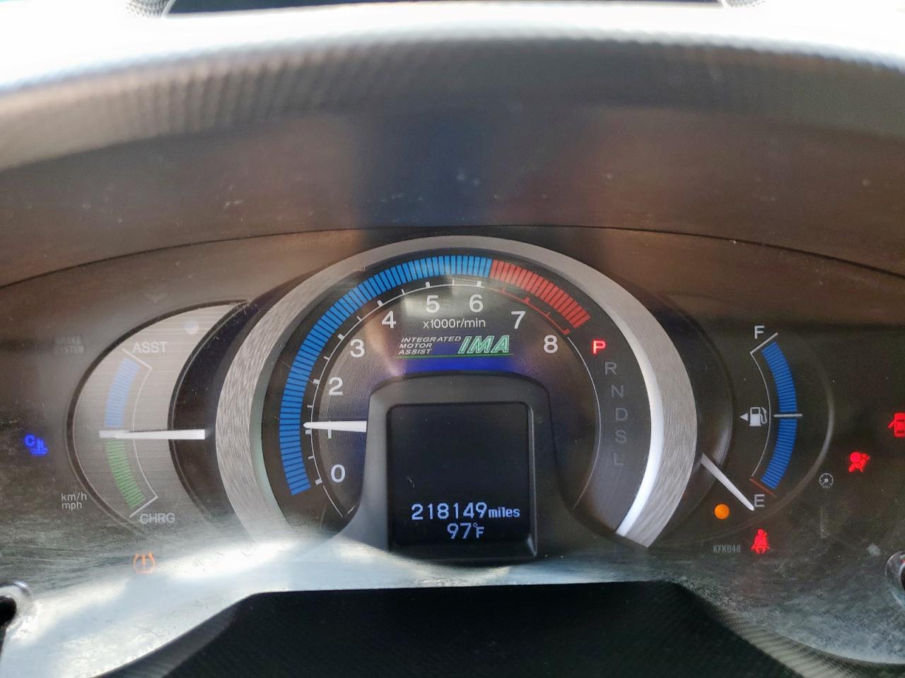2011 Honda Insight VIN: JHMZE2H39BS012222 Lot: 60081335