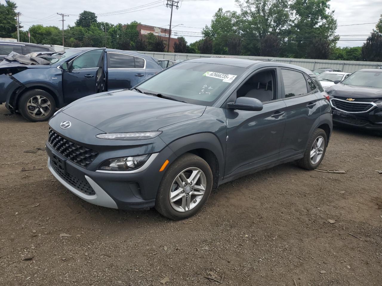 2022 Hyundai Kona Sel VIN: KM8K22AB0NU864802 Lot: 62666235