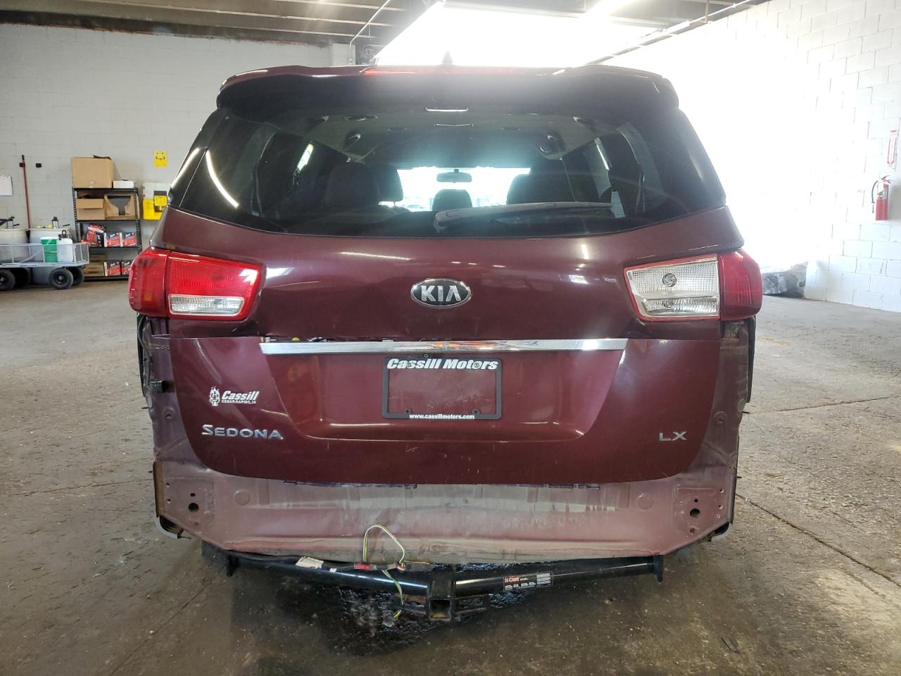 2016 Kia Sedona Lx VIN: KNDMB5C19G6092715 Lot: 62736365