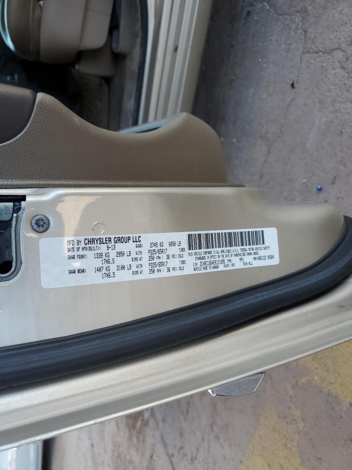 CHRYSLER MINIVAN 2014 VIN 2C4RC1BG4ER131895 фото 13