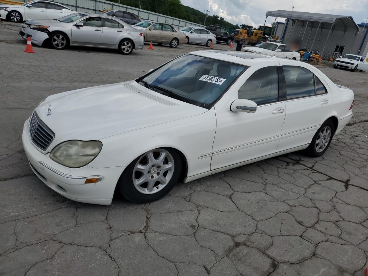 2002 Mercedes-Benz S 500 de vânzare în Lebanon, TN - Front End