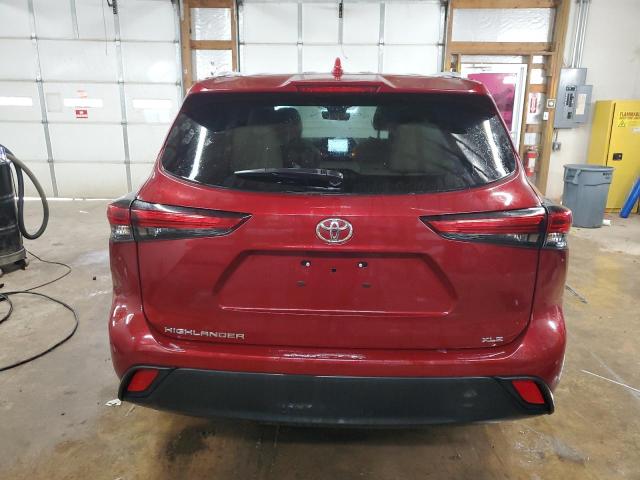  TOYOTA HIGHLANDER 2023 Красный