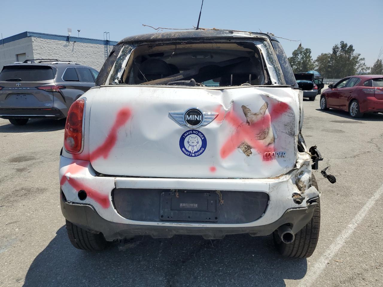 MINI COOPER 2012 VIN WMWZB3C55CWM02184 photo 6