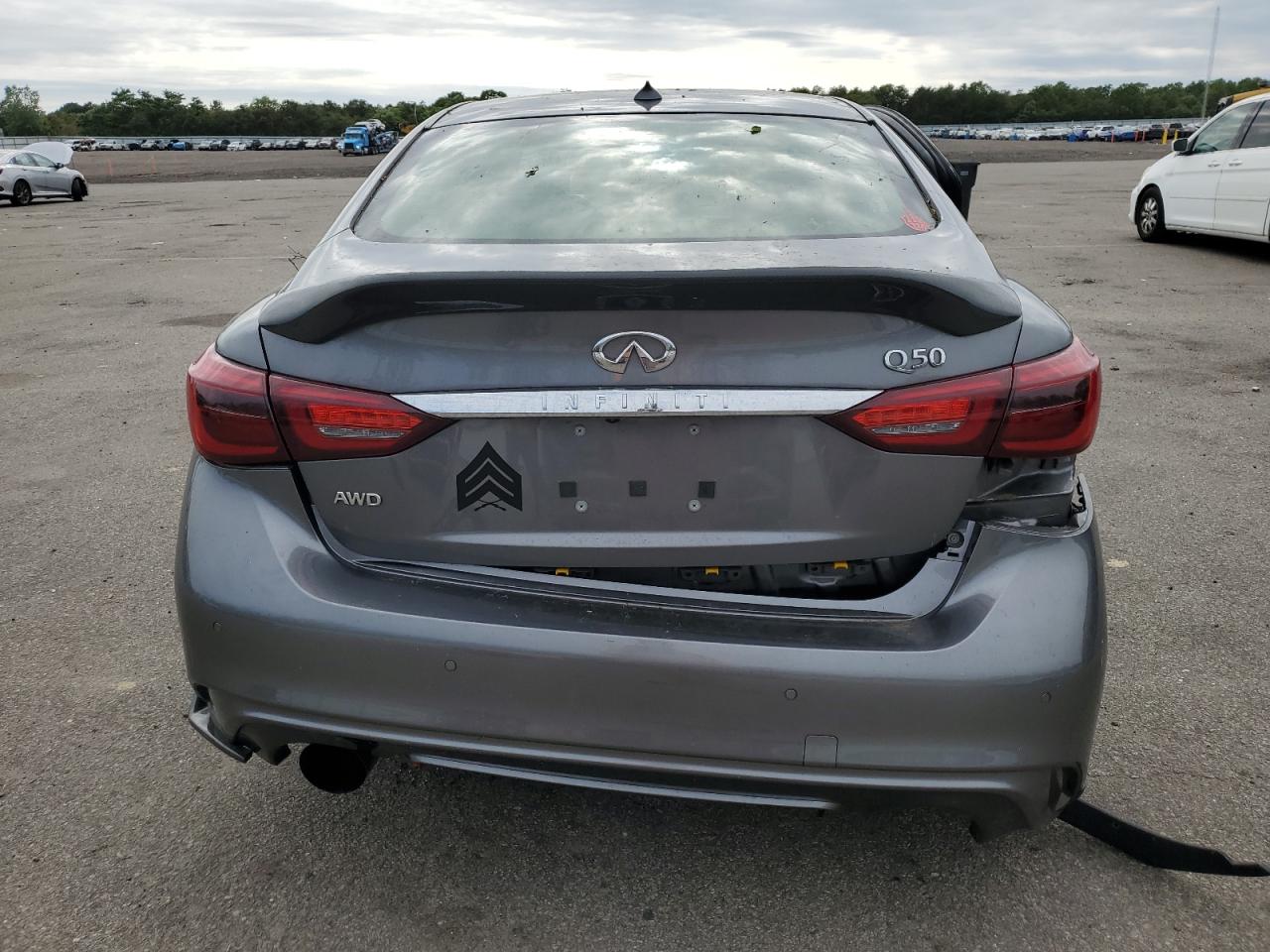 2021 Infiniti Q50 Sensory VIN: JN1EV7CR2MM753301 Lot: 62147435