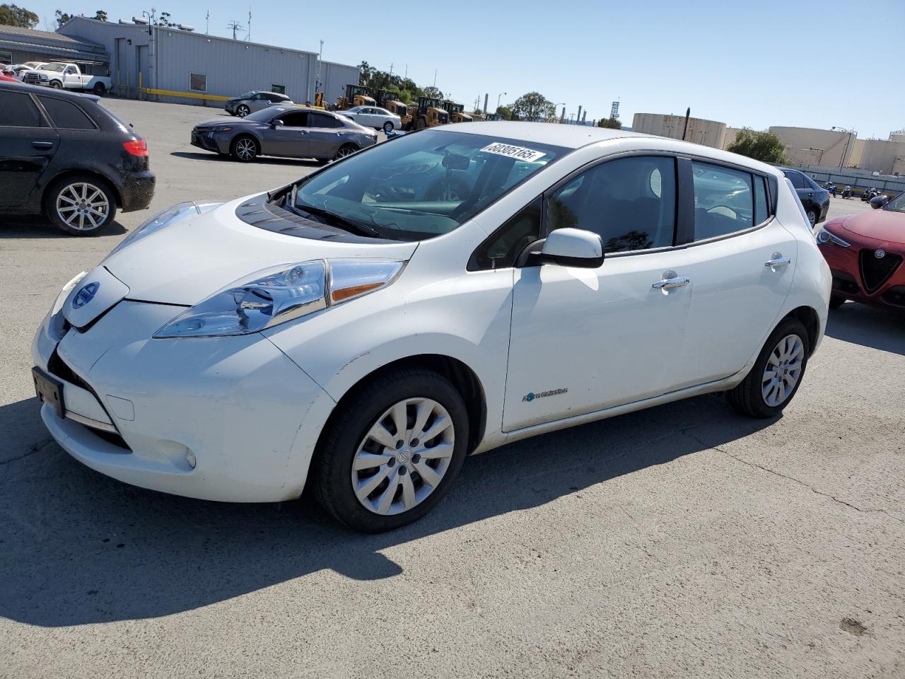 2013 Nissan Leaf S للبيع في Martinez، CA - Front End