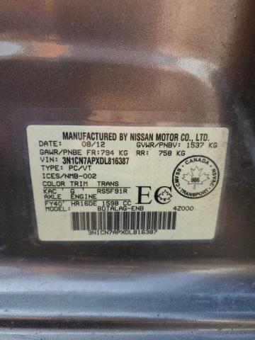 2013 NISSAN VERSA S