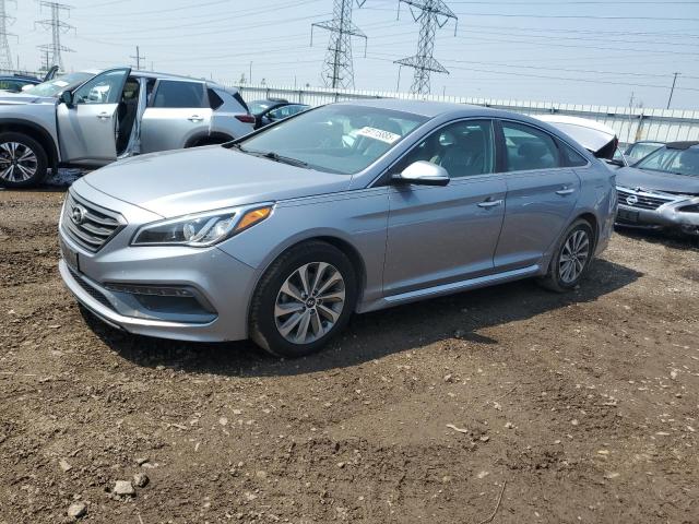  HYUNDAI SONATA 2016 Серебристый