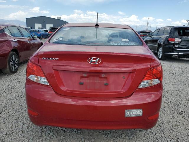  HYUNDAI ACCENT 2014 Красный