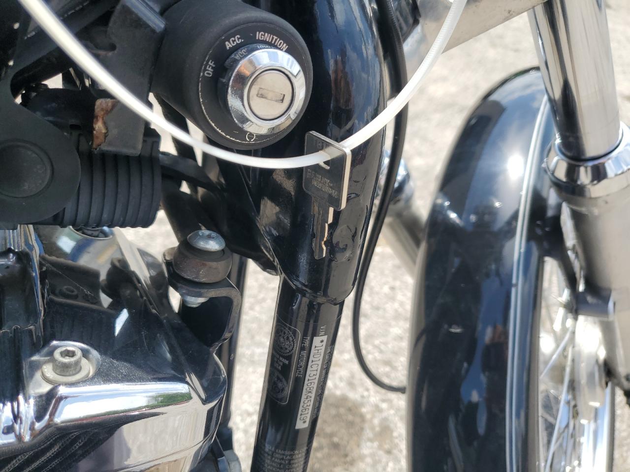 2008 Harley-Davidson Xl1200 C VIN: 1HD1CT3168K453619 Lot: 62810255