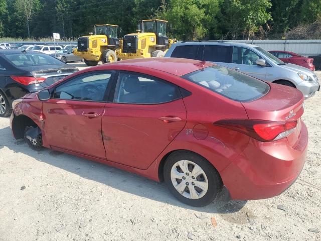  HYUNDAI ELANTRA 2016 Красный