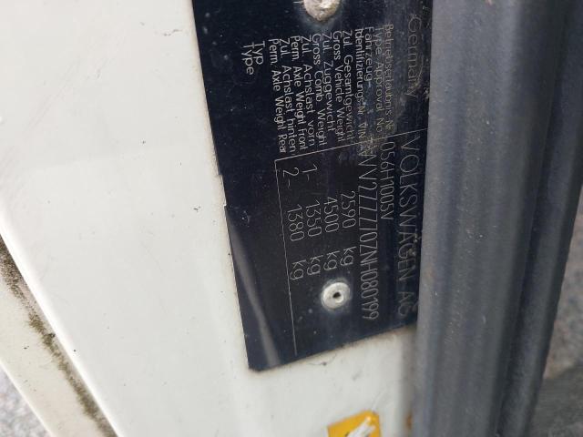 1992 VOLKSWAGEN TRANSPORTE