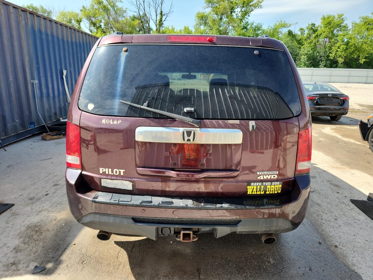 2013 Honda Pilot Touring VIN: 5FNYF4H94DB035241 Lot: 61587835