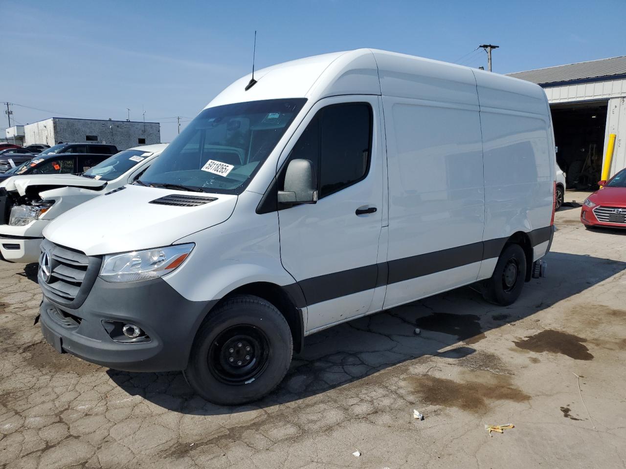 2021 Mercedes-Benz Sprinter 2500 en Venta en Chicago Heights, IL - Side
