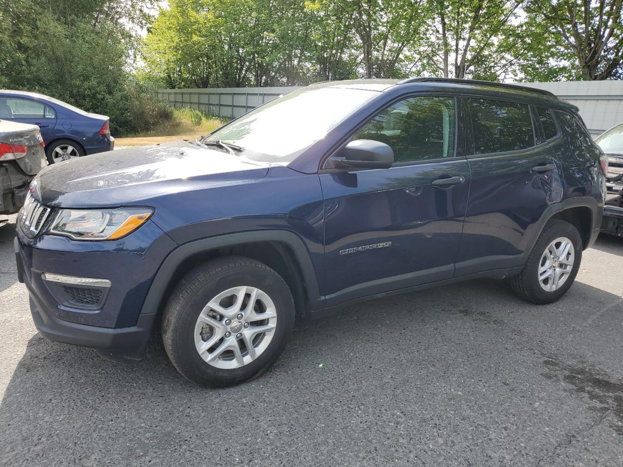 2017 Jeep Compass Sport na sprzedaż w Arlington, WA - Front End