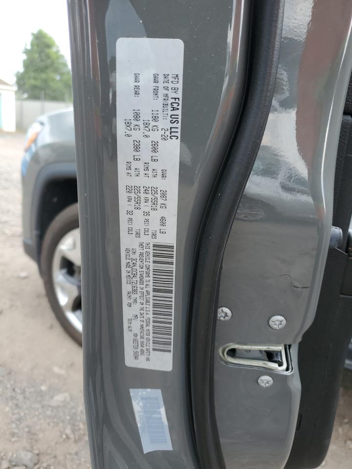 2020 Jeep Compass Limited VIN: 3C4NJDCB4LT216383 Lot: 63049845