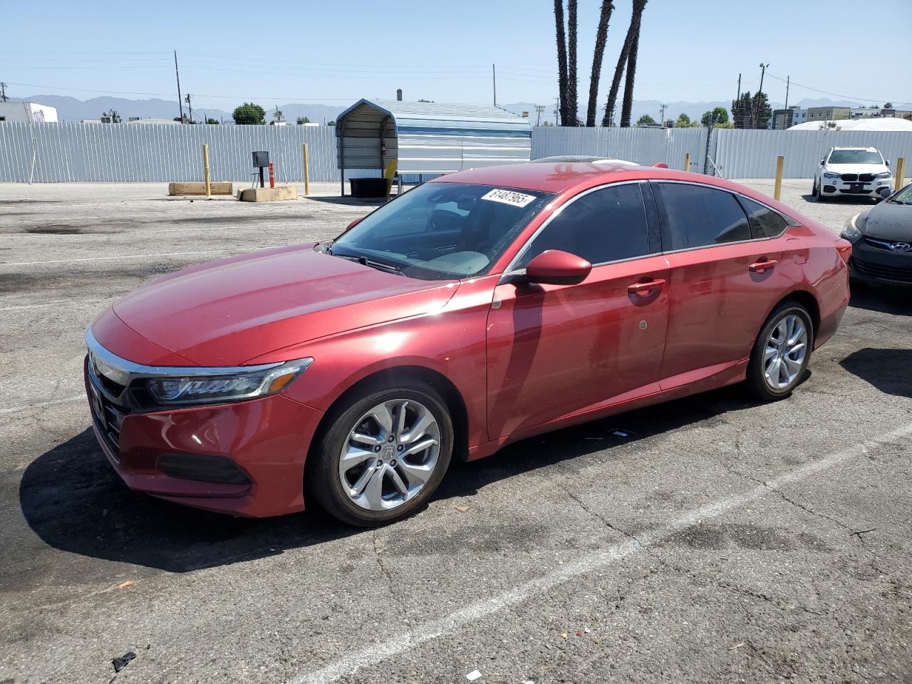 2018 Honda Accord Lx за продажба в Van Nuys, CA - Side