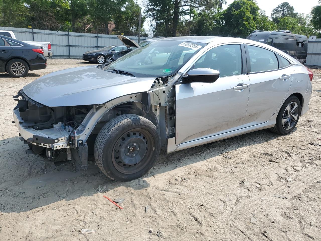 2020 Honda Civic Lx en Venta en Hampton, VA - Front End
