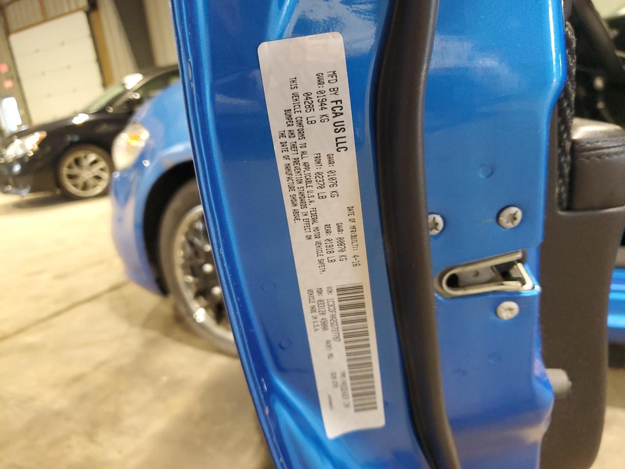 2016 Dodge Dart Se VIN: 1C3CDFAA2GD727787 Lot: 61207295