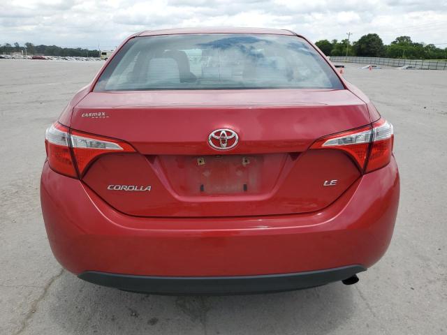  TOYOTA COROLLA 2015 Czerwony