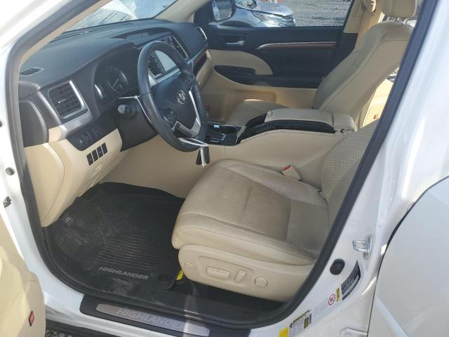  TOYOTA HIGHLANDER 2017 White