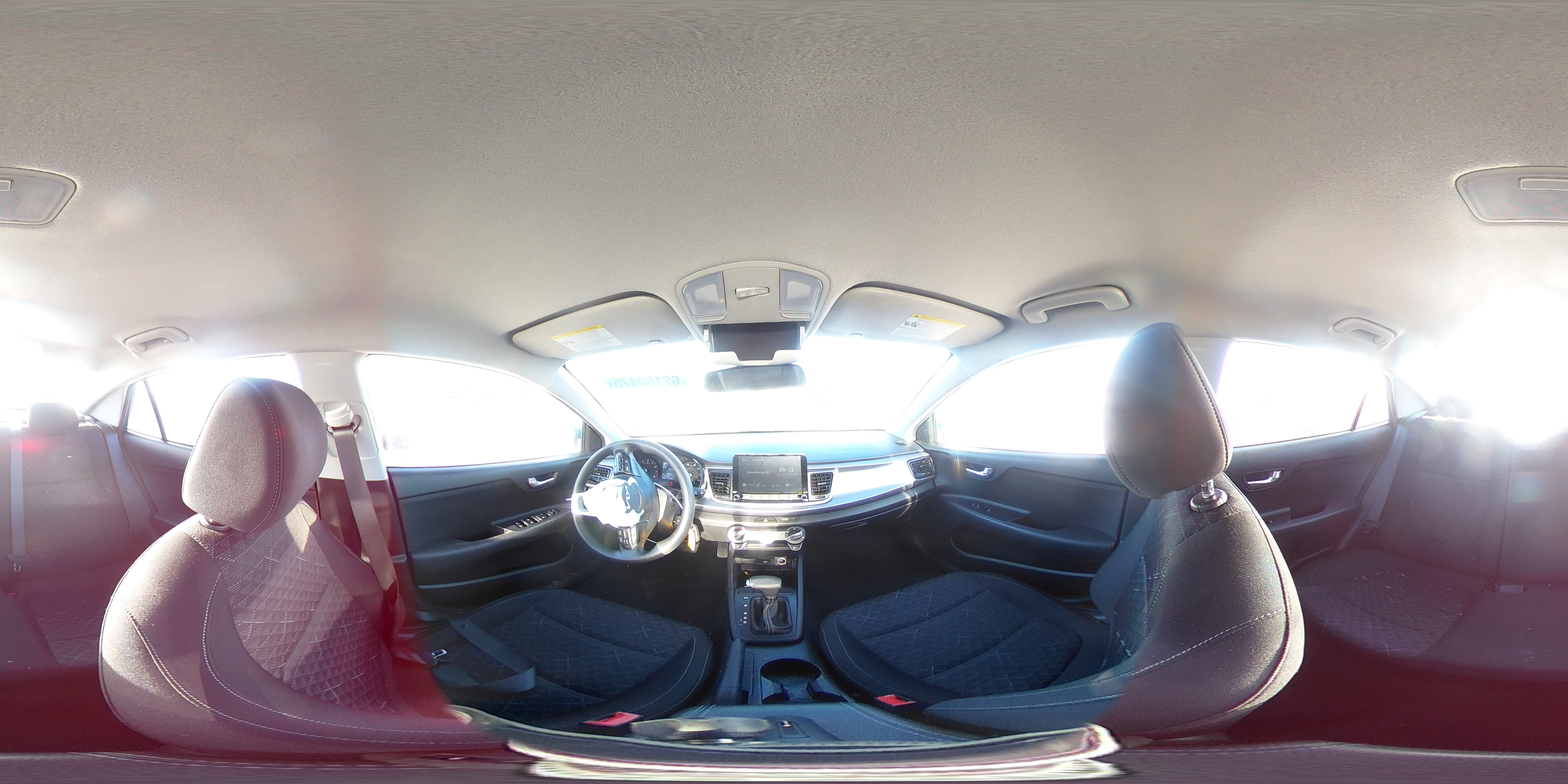 2022 Kia Rio Lx VIN: 3KPA24AD6NE504381 Lot: 62180475