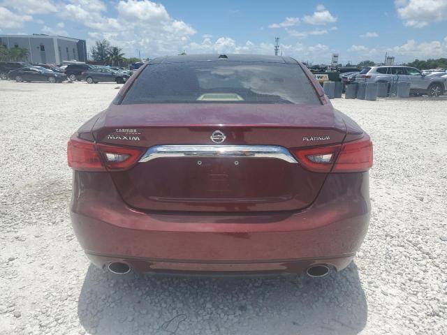  NISSAN MAXIMA 2016 Red