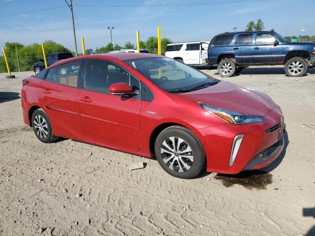  TOYOTA PRIUS 2022 Red
