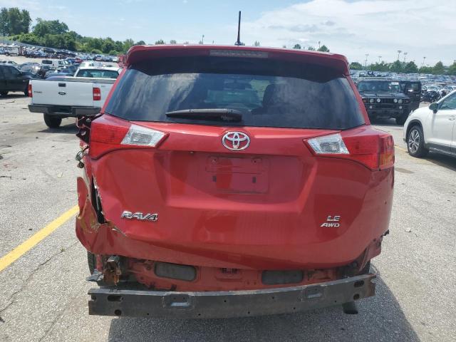  TOYOTA RAV4 2015 Czerwony