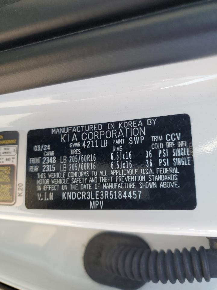 2024 Kia Niro Ex VIN: KNDCR3LE3R5184457 Lot: 61797815