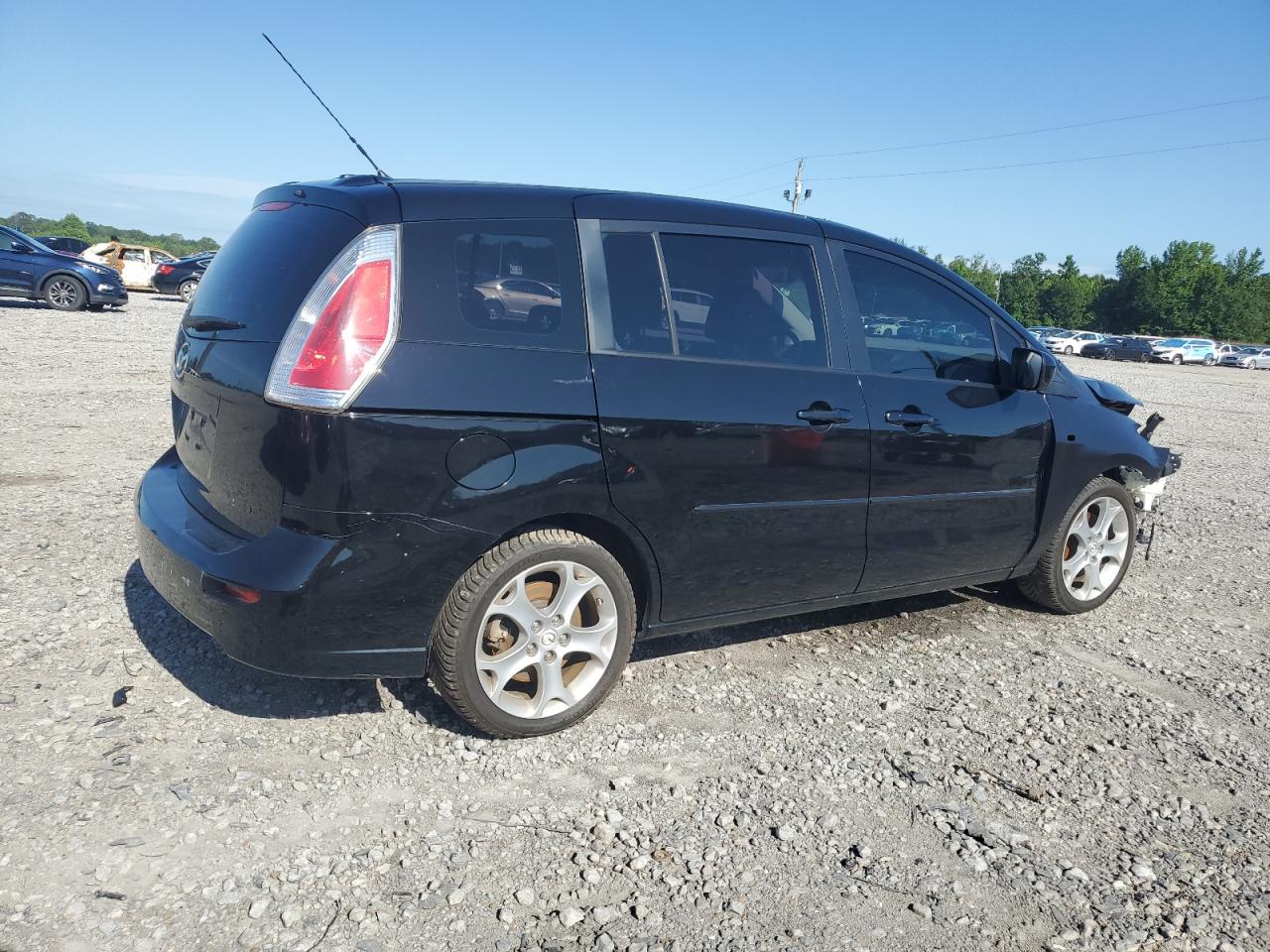 2009 Mazda 5 black hatchback gas JM1CR293590356078 photo #4