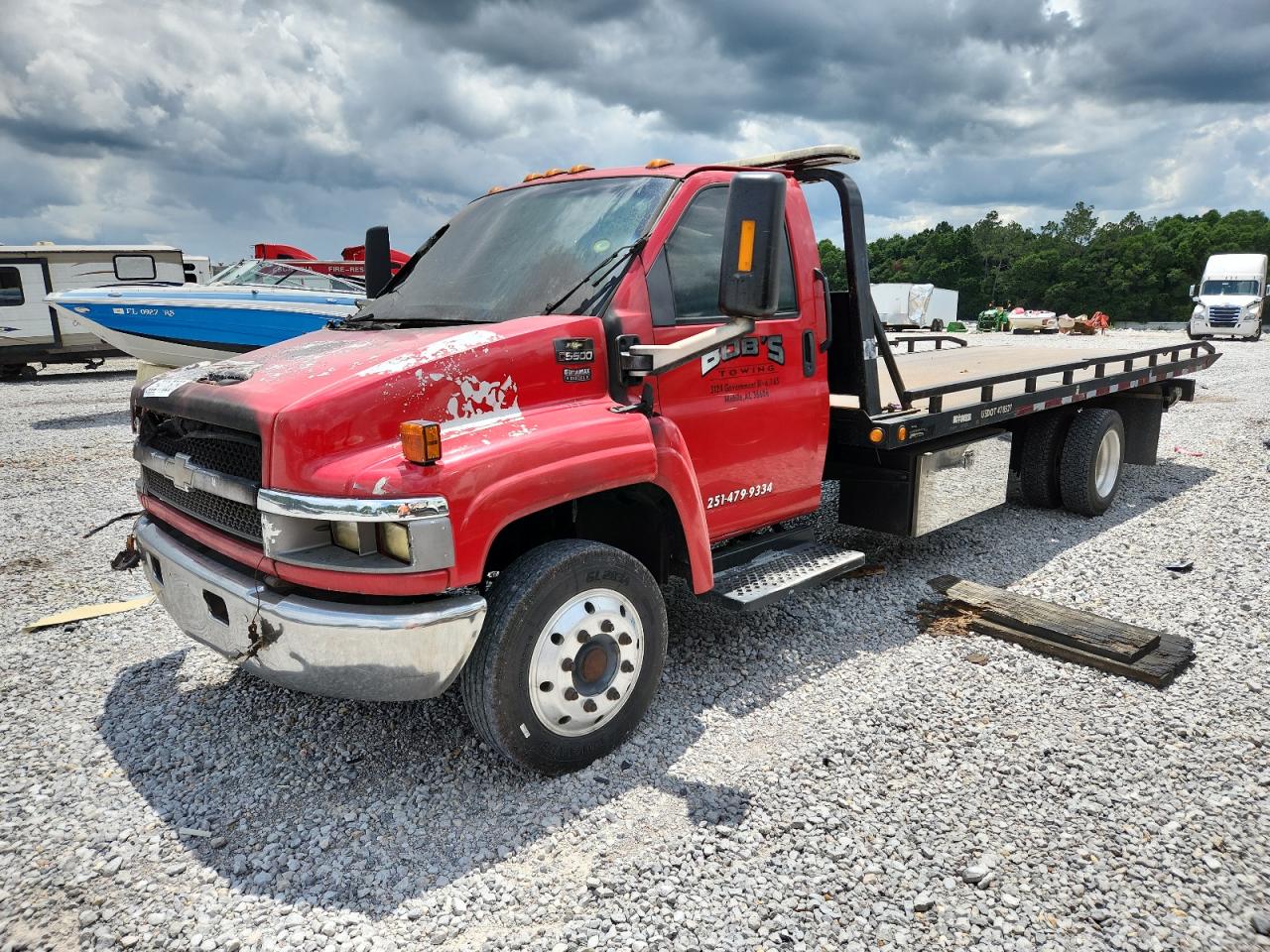 Eight Mile, AL에서 판매 중인 2007 Chevrolet C5500 C5C042 - Burn - Engine