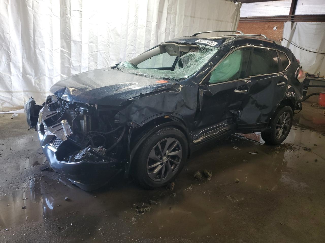 2016 Nissan Rogue S за продажба в Ebensburg, PA - Rollover