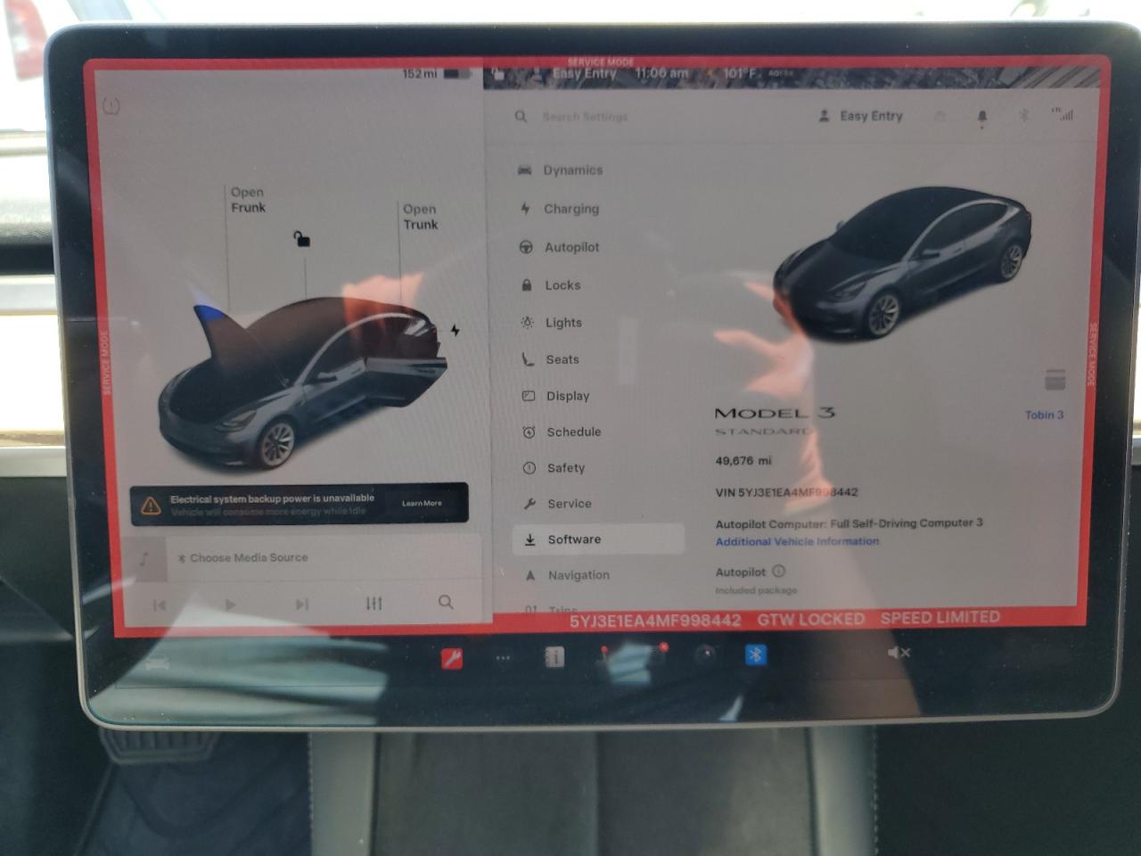 2021 Tesla Model 3 VIN: 5YJ3E1EA4MF998442 Lot: 62131025