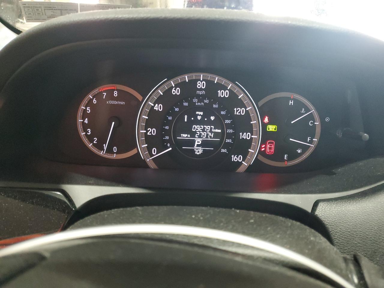 1HGCR2F31GA179218 HONDA ACCORD 2016