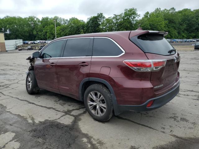  TOYOTA HIGHLANDER 2014 Burgundy