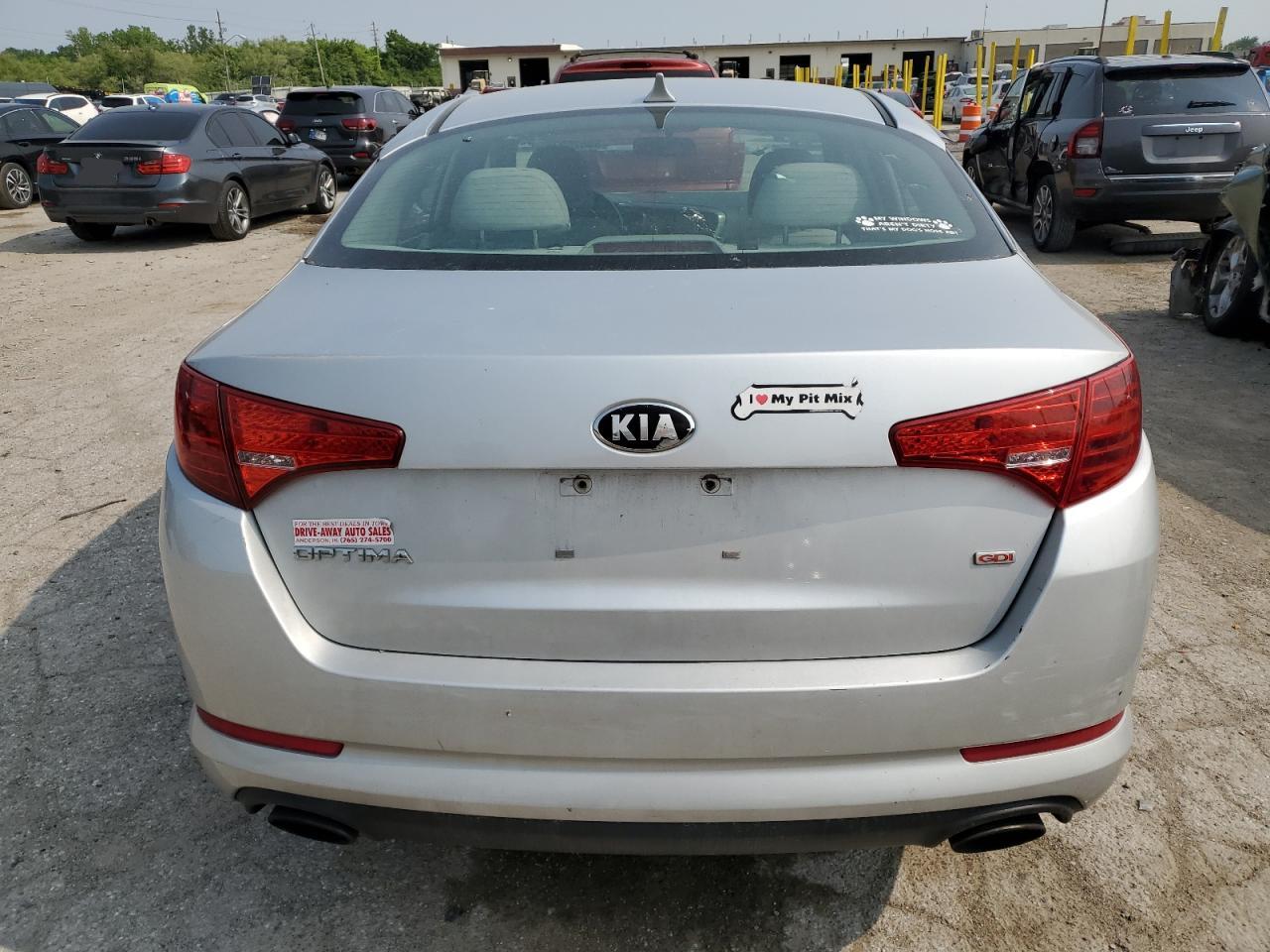 2013 Kia Optima Lx VIN: 5XXGM4A76DG168509 Lot: 59525275