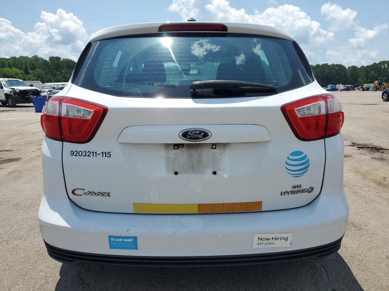 2015 Ford C-Max Se VIN: 1FADP5AU1FL123654 Lot: 62922385