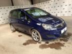 2013 VAUXHALL ZAFIRA EXC for sale at Copart WOLVERHAMPTON
