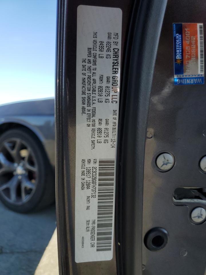 DODGE CHALLENGER 2015 VIN 2C3CDZBG6FH737132 фото 13