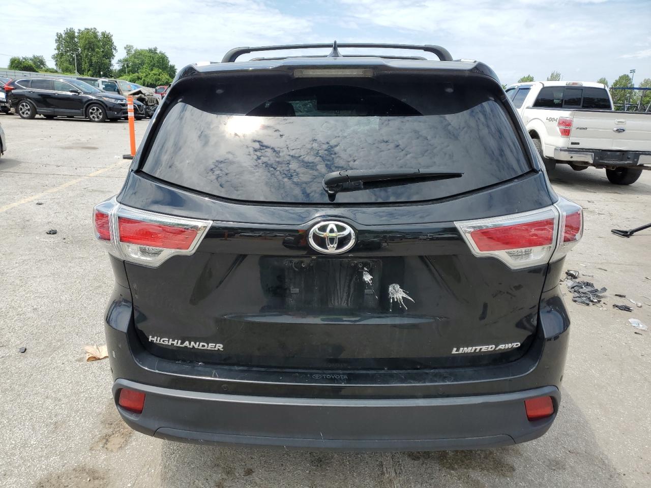 2015 Toyota Highlander Limited VIN: 5TDDKRFH6FS125992 Lot: 63055375