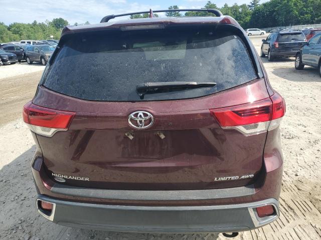  TOYOTA HIGHLANDER 2018 Red