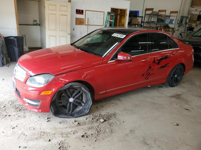  MERCEDES-BENZ C-CLASS 2013 Red