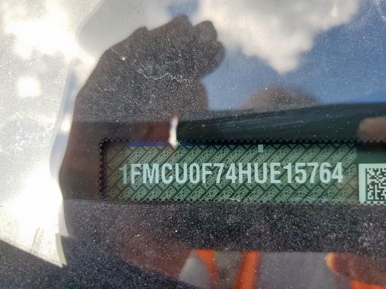 2017 Ford Escape S VIN: 1FMCU0F74HUE15764 Lot: 62561125